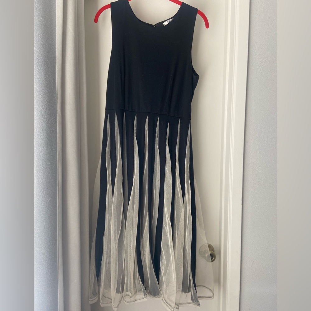Black cocktail dress
